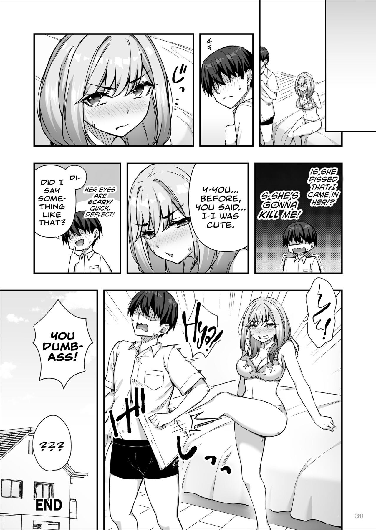 Hentai Manga Comic-The Delinquent Gyaru That I Fantasize About Found Out!-Read-32
